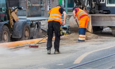 Építési területek ideiglenes és végleges takarítása